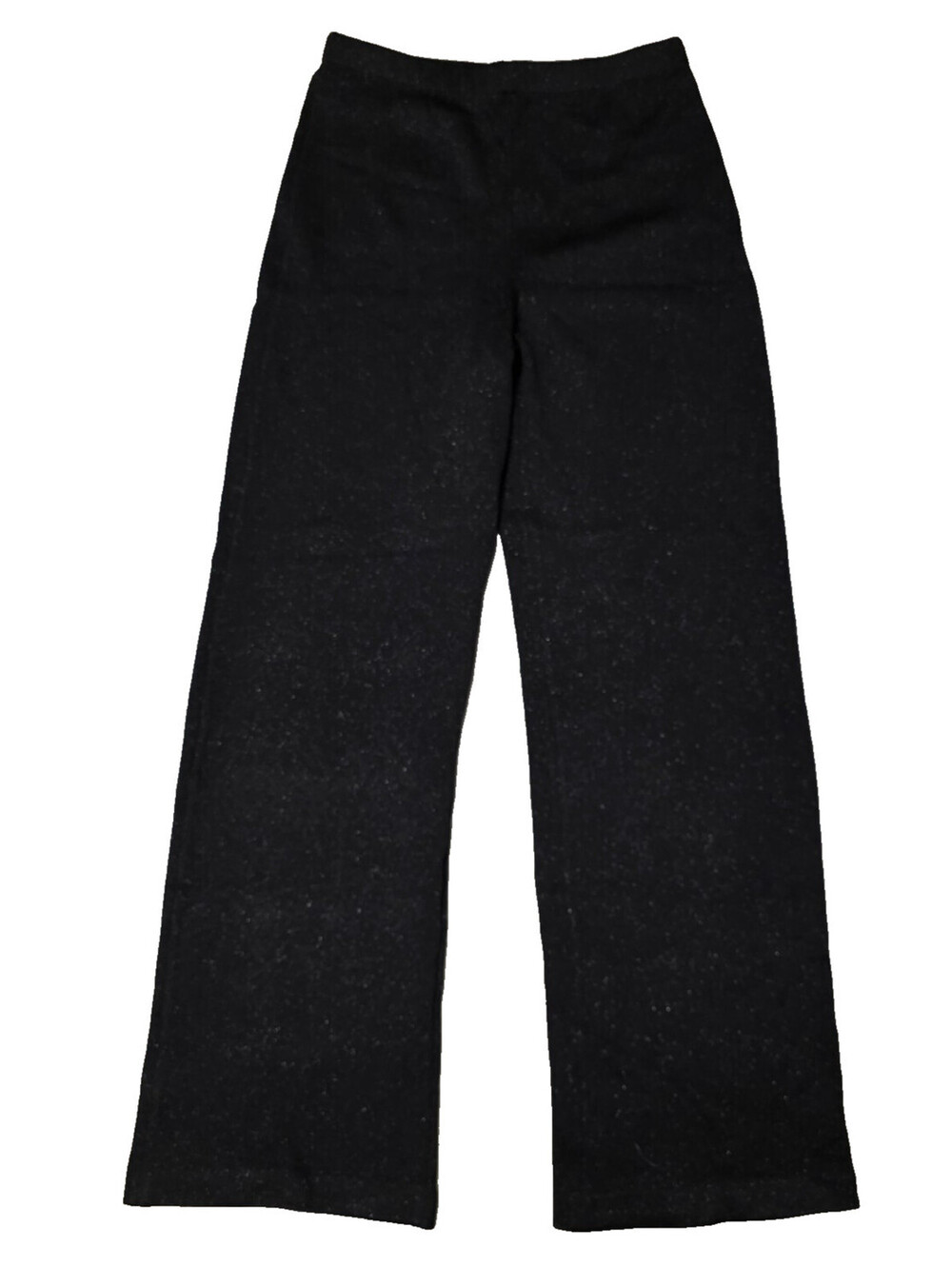 St John Evening Black Pants Long with Darts S x 31 NWOT Wide Bottom Sparkle